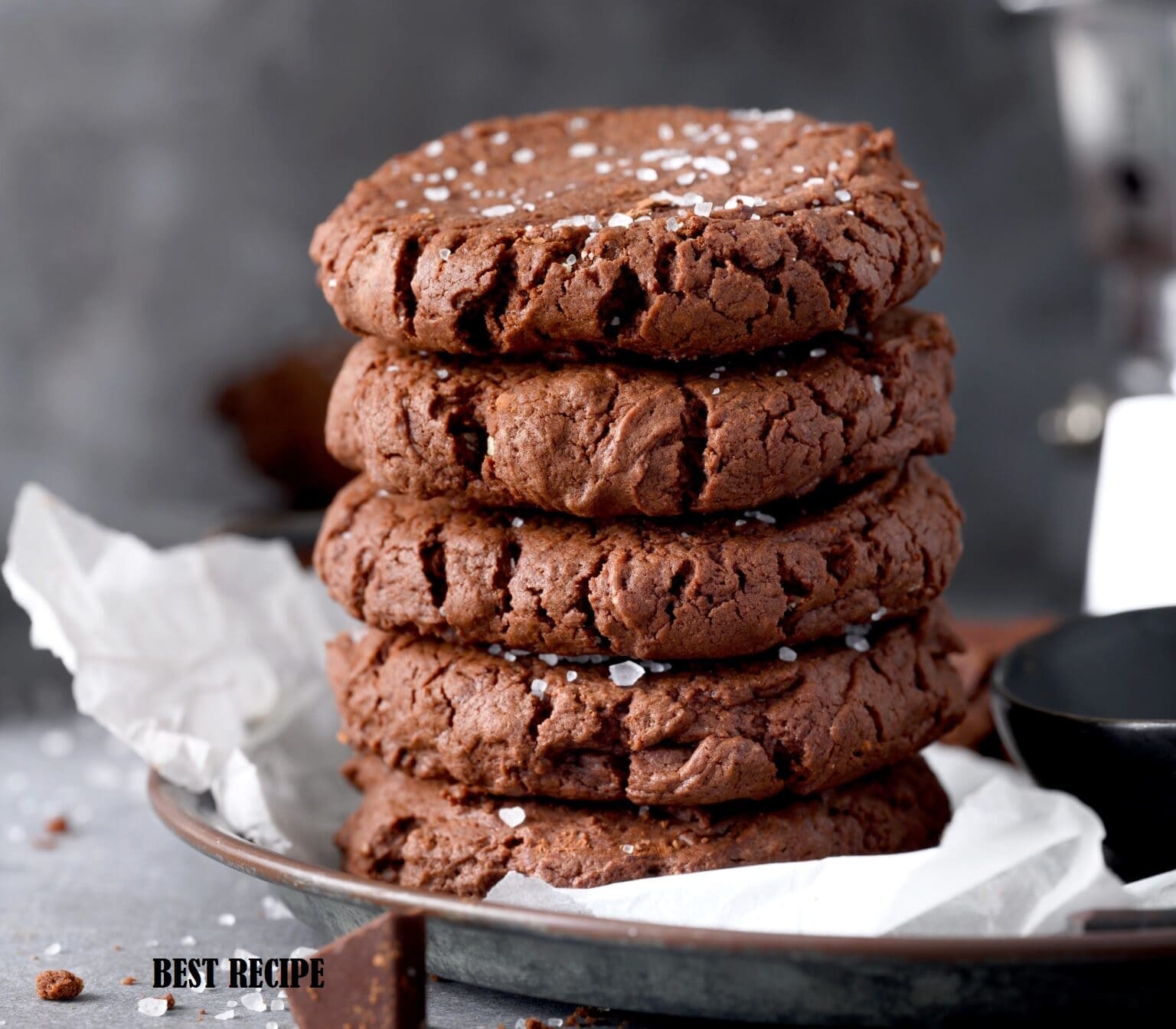 Salted Brownie Cookies . - BEST RECIPE